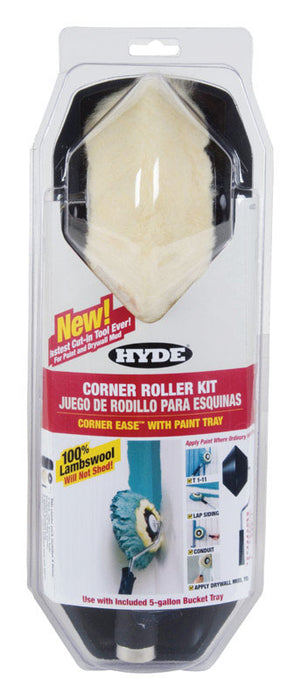 Hyde Corner Ease 6-1/2 in. W Corner Paint Roller Kit Threaded End
