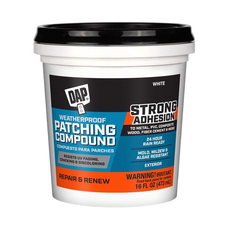 DAP Patching Compound Ready to Use White Exterior Filler 16 oz ...