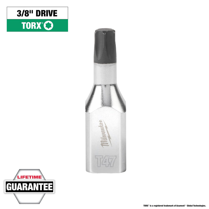 Milwaukee 3/8in. Drive T47 TORX® Bit Socket, 45-34-1016, main product view