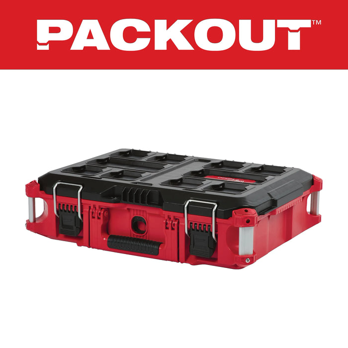 Milwaukee PACKOUT 22 in. Medium Tool Box Black/Red 48-22-8424, main product view