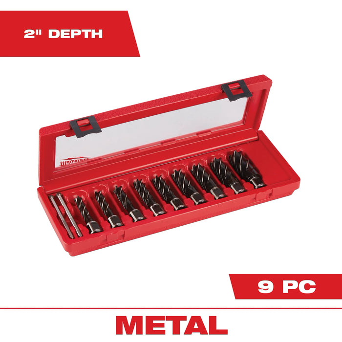 Milwaukee Annular Cutter Set -9PC, 49-22-8410, main product view