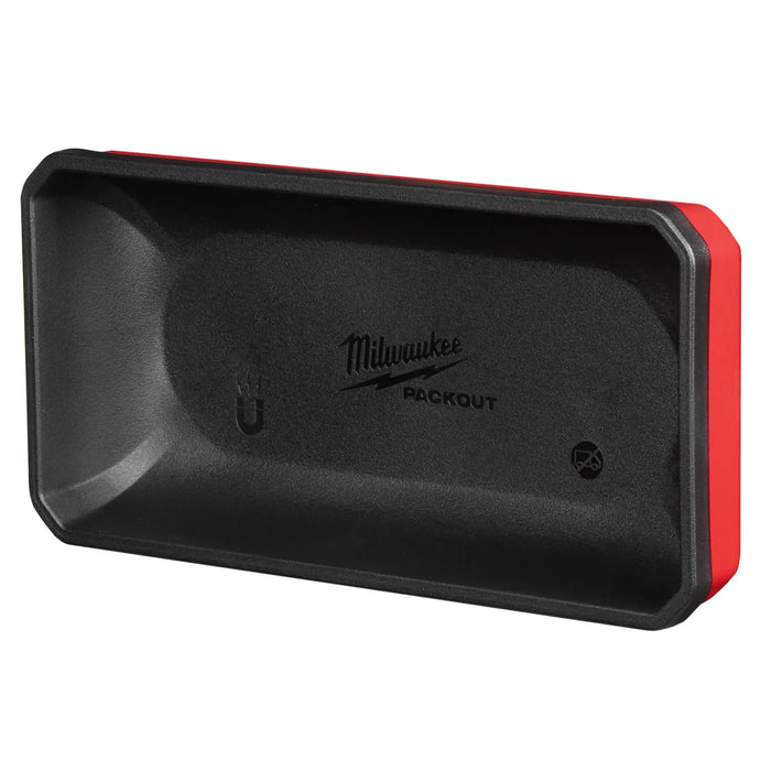 Milwaukee PACKOUT SHOP STORAGE Garage Organizer Magnetic Tray Black/Red 48-22-8071, main product view