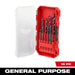 Milwaukee Thunderbolt Black Oxide Drill Bit Set 3-Flat Shank 15 pc 48-89-2803, main product view