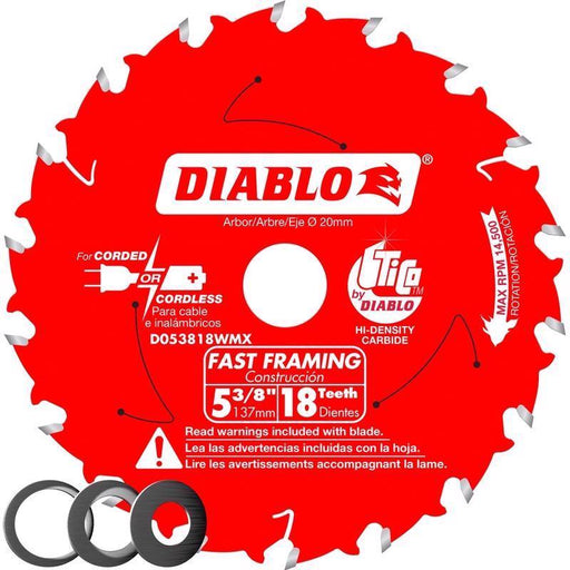 DIAB SAW BLD 5-3/8X18T