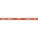 Johnson 48 in. Aluminum Heavy Duty Box Level 3 vial