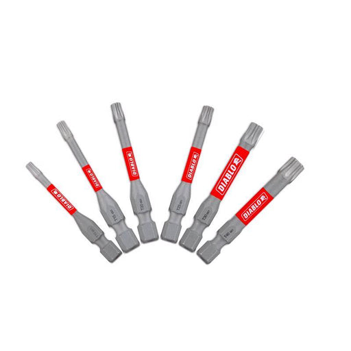 DRIVE BIT SET TORX 2 6PC