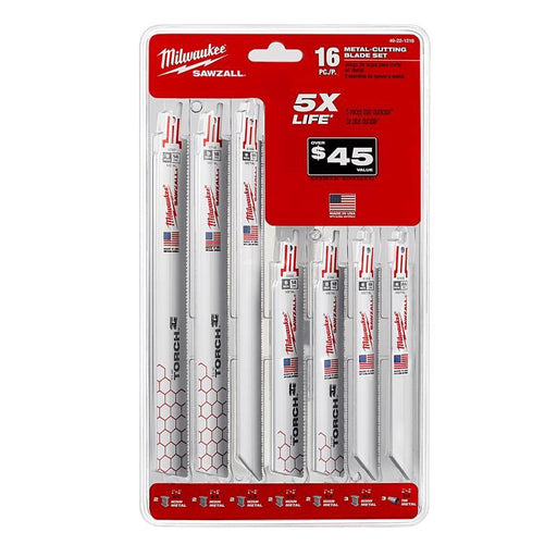 RECIP SAW BLADE SET 16PC