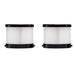 HEPA FILTER BLK/WHT 2PC