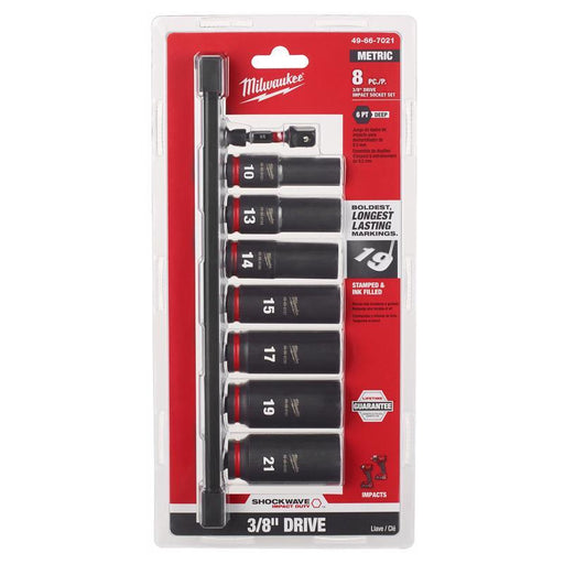 DEEP SOCKET SET 3/8 8PC