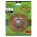 Gator 4 in. Coarse Crimped Wire Wheel Brush Brass Coated Steel 4500 rpm 1 pc
