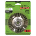 Gator 4 in. Fine Knotted/Twisted Wire Wheel Brass Coated Steel 12500 rpm 1 pc