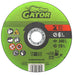 Gator 6 in. D X 7/8 in. Aluminum Oxide Metal Cutting Wheel 1 pk