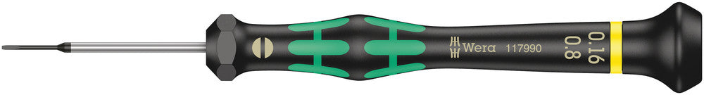 2035 Screwdriver for slotted screws for electronic applications