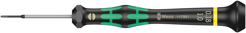 2035 Screwdriver for slotted screws for electronic applications
