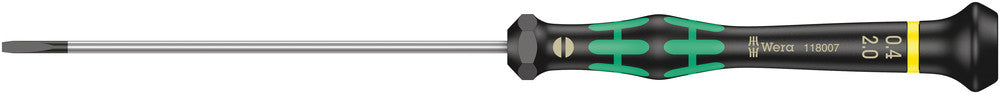 2035 Screwdriver for slotted screws for electronic applications