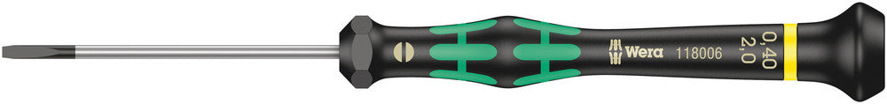 2035 Screwdriver for slotted screws for electronic applications