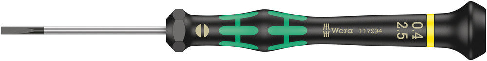 2035 Screwdriver for slotted screws for electronic applications