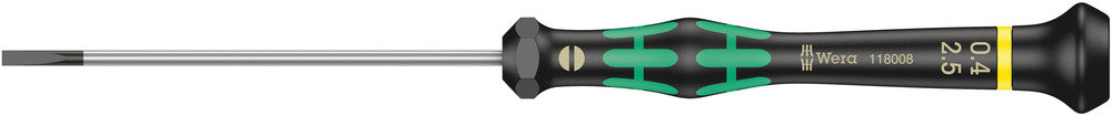 2035 Screwdriver for slotted screws for electronic applications