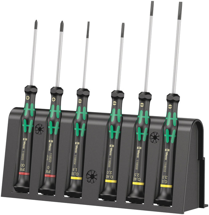 2035/6 A Screwdriver set and rack for electronic applications