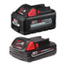 M18 LTHM-ION BATTERY 2PC