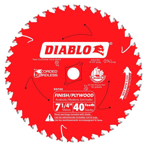 DIAB SAW BLD 7-1/4X40T