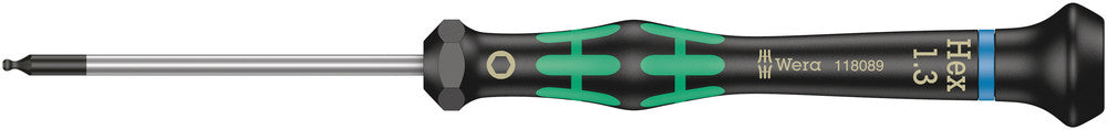 2052 Ball end hexagon screwdriver for electronic applications