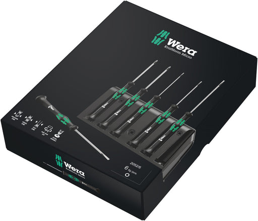 Wera 2052/6 Hexagon screwdriver set and rack for electronic applications, 6 pieces 05118156001, view 2