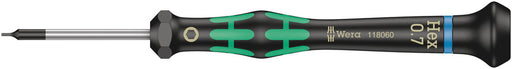 Wera 2054 Screwdriver for hexagon socket screws for electronic applications, 0.7 x 40 mm 05118060001, view 2