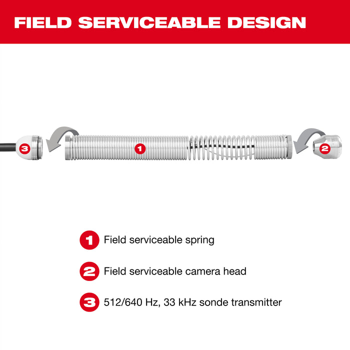 Milwaukee 3976-22 M18™ 325’ Stiff Modular Pipeline Inspection System