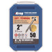 Kreg No. 8 X 2 in. L Square Zinc-Plated Coarse Pocket-Hole Screw 50 pk