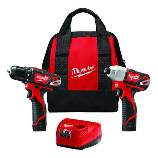 M12 2PC KIT DRILL IMPACT