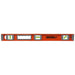 Johnson 24 in. Aluminum Magnetic I-Beam Level 3 vial