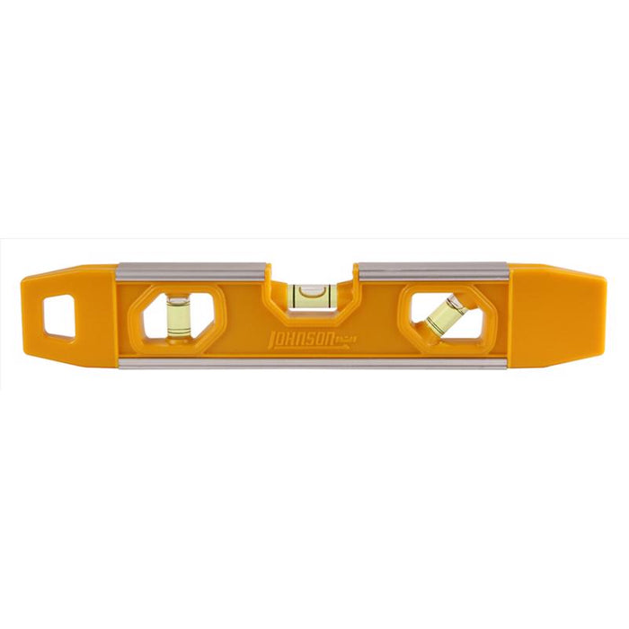 Johnson 9 in. Aluminum Magnetic Torpedo Level 3 vial