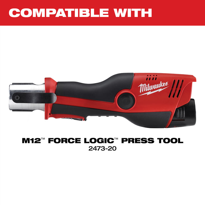 Milwaukee 49-16-2453 1 1/4" CTS-V Press Jaw for M12™ FORCE LOGIC™ Press Tool