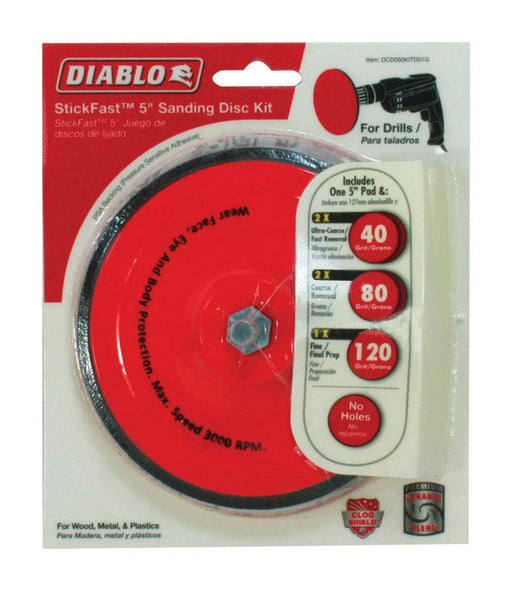 SANDING DISC KIT 5 6PK