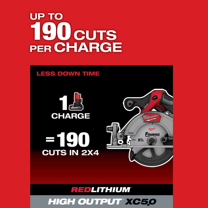 Milwaukee 2521-21HO M12 FUEL™ 5-3/8” Circular Saw Kit