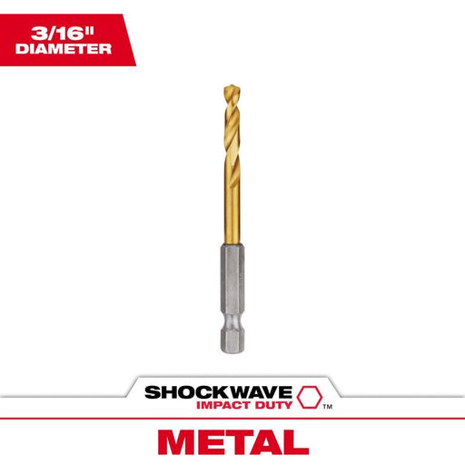 TITANIUM DRILL BIT 3/16
