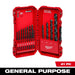 Milwaukee Thunderbolt Black Oxide Drill Bit Set 3-Flat Shank 21 pc 48-89-2801, main product view
