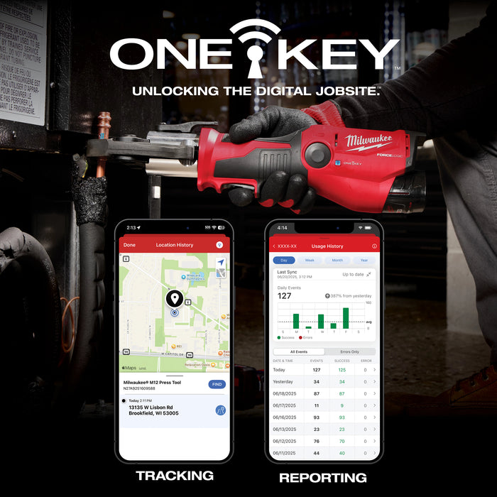 Milwaukee ONE-KEY feature