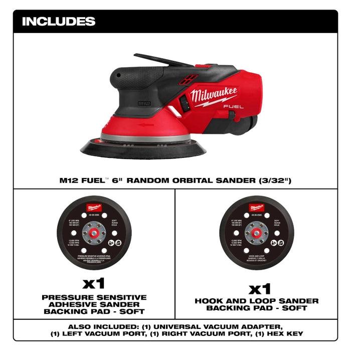 M12™ FUEL™ 6" Random Orbital Sander (3/32")