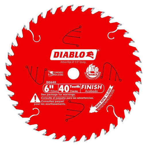 FINISH SAW BLD 6X40T
