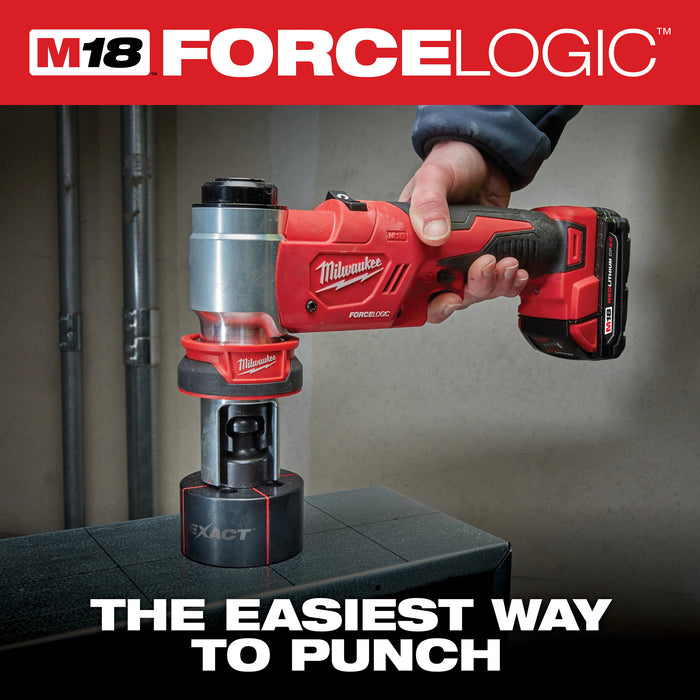 Milwaukee 2677-04 M18™ FORCE LOGIC™ 6T Knockout Tool 1/2" - 4"