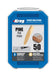 Kreg Round Pine Pocket-Hole Plug 0.375 in. D X 1.875 in. L 50 pk Brown