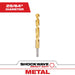 Milwaukee Shockwave 25/64 in. X 4-11/16 in. L Titanium Red Helix Drill Bit Hex Shank 1 pc 48-89-4622, main product view