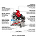 Milwaukee 2739-21HD M18 FUEL™ 12" Dual Bevel Sliding Compound Miter Saw