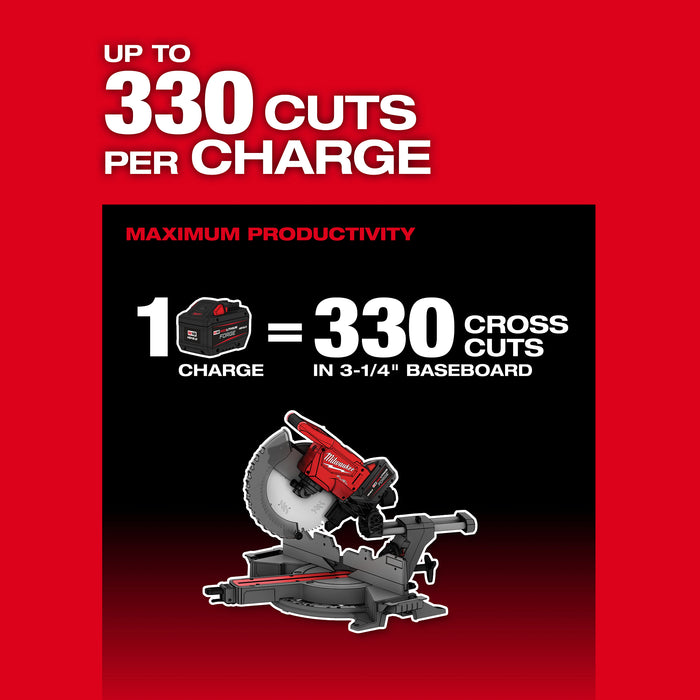 Milwaukee 2739-21HD M18 FUEL™ 12" Dual Bevel Sliding Compound Miter Saw
