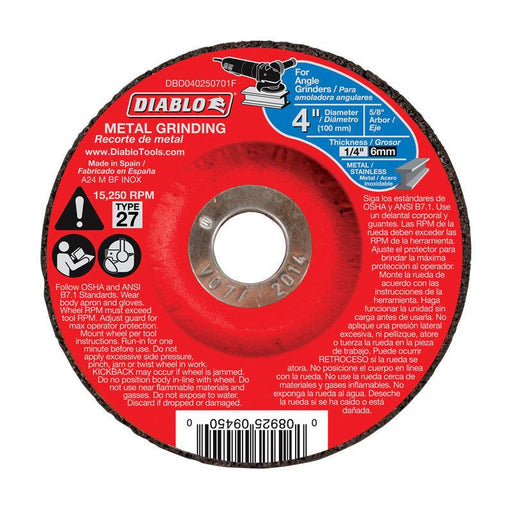 METAL GRIND DISC 4X5/8