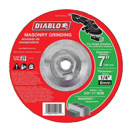 MASONRY GRIND DISC 7D
