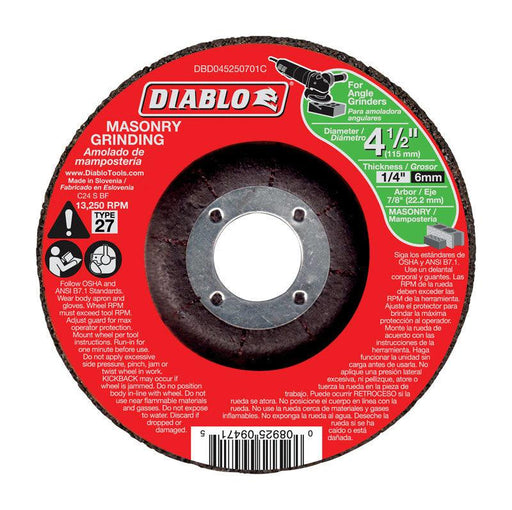 MASONRY GRND DISC 4-1/2