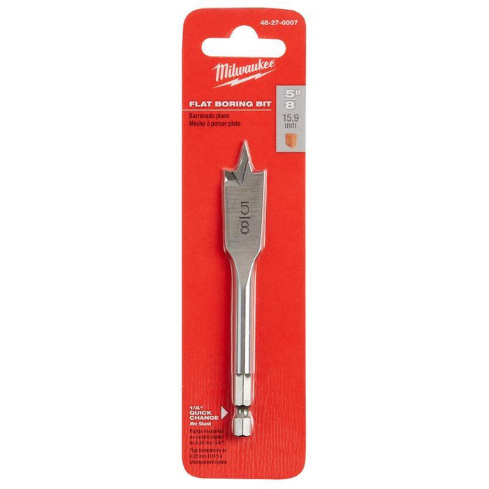 FLAT BORING BIT 5/8X4.5